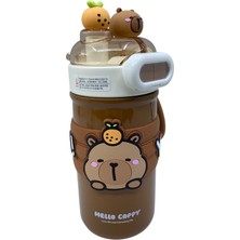 Elit Capybara Çelik Matara Çift Uçlu Kahverengi 520M