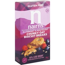 Montreal Nairn's Glutensiz Yaban Mersinli & Ahududulu Bisküvi 160 G ( 1 Adet )
