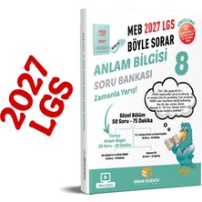 Sinan Kuzucu Yayınları 8. Sınıf 2027 Lgs Meb Böyle Sorar Anlam Bilgisi Soru Bankası Video Çözümlü