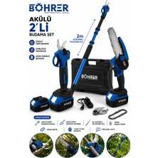 Böhrer BA011373 3lü Bahçe Seti - Teleskopik Kol + Makas + Testere