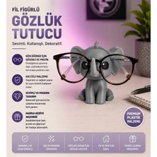 Memania Co Fil Figürlü Gözlük Tutucu – Dekoratif Masaüstü Gözlük Standı