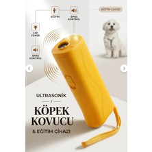 Eco Lounge LED Fenerli Ultrasonik Köpek Eğitim Cihazı Taşınabilir Köpek Uzaklaştırıcı Sarı Ürün