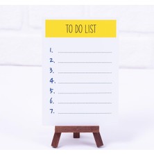To Do List, Sarı Not Kartı, 12 x 17 cm 2 Adet