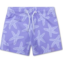 Swim Essentials Sea Star Lila Dar Kesim Deniz Şortu