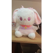 BNG STR Oyuncak Peluş Pembe Elbiseli Sevimli Tavşan 45 cm