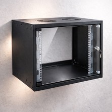 Kastap Soho Kabinet 12U 540W*400D Tekstüre Boyalı, Arka Kapaksız