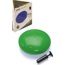 Pompalı Denge Yastığı Balance Disk Denge Pedi 33CM Yeşil
