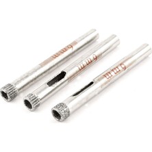 3 Adet Elmas Kaplı Matkap Seramik Cam Delme Aleti 6 mm 15/162,6 cm