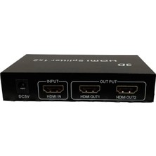 Forlıne 1 In 2 Out HDMI Splitter Çoklayıcı Çoklama 4K x 2k 1080P 2 Port