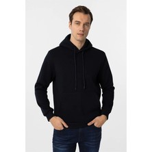 Süvari Lacivert Regular Düz Sweatshirt