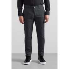 Süvari Siyah Slim Casual Pantolon