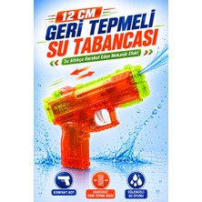 Yıldırım Oyuncak Geri Tepmeli Su Tabancası 12CM – Su Attıkça Geri Hareket Eden Gerçekçi Mekanik Efektli Çocuk Su Oyuncağı