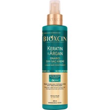 Keratin & Argan Onarıcı Sıvı Saç Bakım Kremi 200 ml - Yıpranmış ve Hassas Saçlar