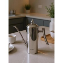 Zed - Çok Amaçlı Çelik Demlik Yağlık Yağdanlık 1000ML