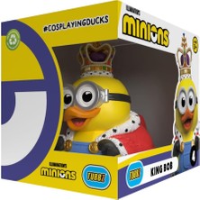 Kutulu Baskı: Minyonlar - King Bob Cosplaying Kauçuk Ördek Vinil Figür