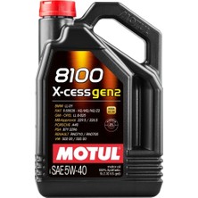8100 X-Cess Gen2 5W-40 5 Lt Motor Yağı