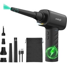 AD72 3000MAH 46000RPM 3 Kademeli Taşınabilir Güçlü Hava Üfleme ve Vakum Cihazı