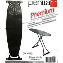 Premium Ütü Masası Kılıfı, 54X162 Cm, Antrasit, Örgü Kumaş, 9 mm Sünger