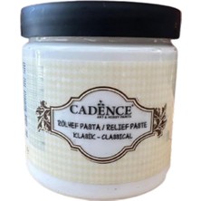 Klasik Rölyef Pasta 850GR Beyaz Tek Ebat