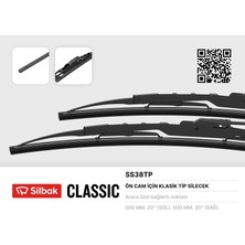 Silbak Csmo-Tex SS38T Silecek Süpürgesi 510MM Samara Ön Cam