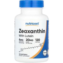 Nutricost Zeaxanthin With Lutein 120 Softgels