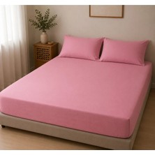 Pamuva Çift Kişilik Lastikli Çarşaf Takımı 2 Adet Yastık Kılıflı 50X70 | 180X200+30 | %100 Pamuk