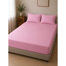 Pamuva Çift Kişilik Lastikli Çarşaf Takımı 2 Adet Yastık Kılıflı 50X70 | 180X200+30 | %100 Pamuk
