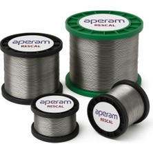 Rezistans Teli - Isıtıcı Tel - 20 Metre - 0.5 mm Çap, Nikel-Krom Alaşımı, 1000°C Dayanıklı