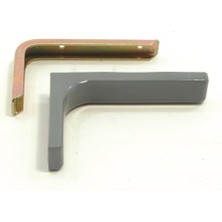 Raf Altı Bağlantı Aparatı Kapaklı 12CM (2 Adet) Beyaz