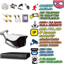XMPRO 1 Kameralı 5mp 36 IR Led’li Metal Kasa Akıllı Güvenlik Seti
