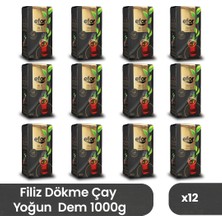 Efor Filiz Siyah Dökme Çay 1.000 gr x 12 Adet