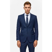 Süvari Lacivert Slim 6 Drop Takım Elbise