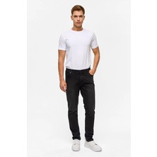 Süvari Siyah Denim Pantolon