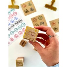 Kağıt Gemi Dükkan Charming Paris 3 Farklı Posta ve Premium Damga Desenli Ahşap Küp Mühür/kaşe/kitap Mührü/stamp / Seal