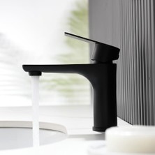 FAWER Faucet & Shower Siyah Lavabo Bataryası - 600 -BB