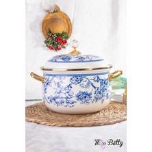 AvantajAl Miss Betty Blue Life Emaye Tencere 20 cm