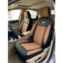 NewDeco Ford Focus Araçlara Uyumlu Arkalı Önlü Takım Dolgulu Oto Kılıfı - Piksel Seri