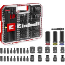 Orijinal Einhell Xl-Case Mekanik Darbeli Lokma ve Uç Seti, 32 Parça (Power Uçlar, Lokma Anahtarlar, Jant Korumalı Lokmalar, Adaptörler – Zorlu Otomotiv Uygulamaları Için) - 49109288