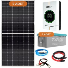 Yapı Solar 4 Kw Hazır Tak Çalıştır Solar Enerji Paketi