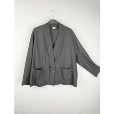 Des Concept Kadın Tek Düğmeli Oversize Ceket