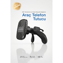 Kensa Havalandırma Tipi Kancalı Mıknatıslı Araç Içi Telefon Tutucu - 360 Derece Döner Başlıklı Sarsıntı Önleyic
