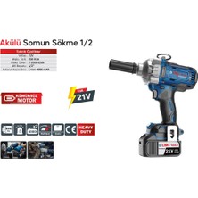 CMC3921 Akülü Somun Sıkma Makinesi 21V 850 Nm Tork 1/2