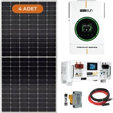 Yapı Solar Mexxsun 4 kW Hazır Solar Enerji Paketi Lityum Depolamalı
