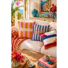 Sleep Garden Tasarım Dekoratif Kırlent Kılıfı | Modern Ev Dekoru 43X43 3'lü Set