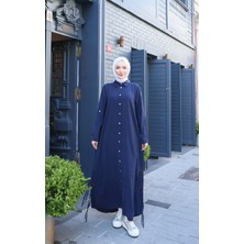 Nisum Moda Yanı Bağcıklı Modal Elbise