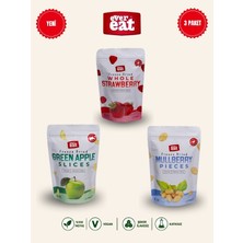 Evereat Çilek-Elma-Dut Freeze Dry Meyve Cipsi 3'lü Paket Gurme Atıştırmalık