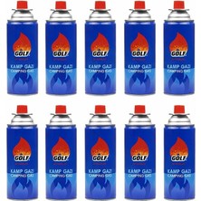 Golf Gaz Kartuşu 10 Adet, 227 gr Bütan Propan
