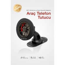 Kensa Manyetik 360° Ayarlanabilir Başlık Araç Içi Telefon Tutucu