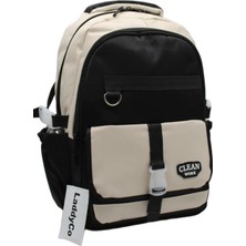 LaddyCo Çok Bölmeli Modern Okul Sırt Çantası Unisex Okul Çantası 26012