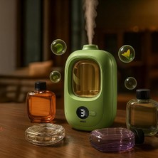 Smell 2x Yeni Nesil Şarjlı Otomatik Oda Kokusu Makinesi Yeşil - Hilton